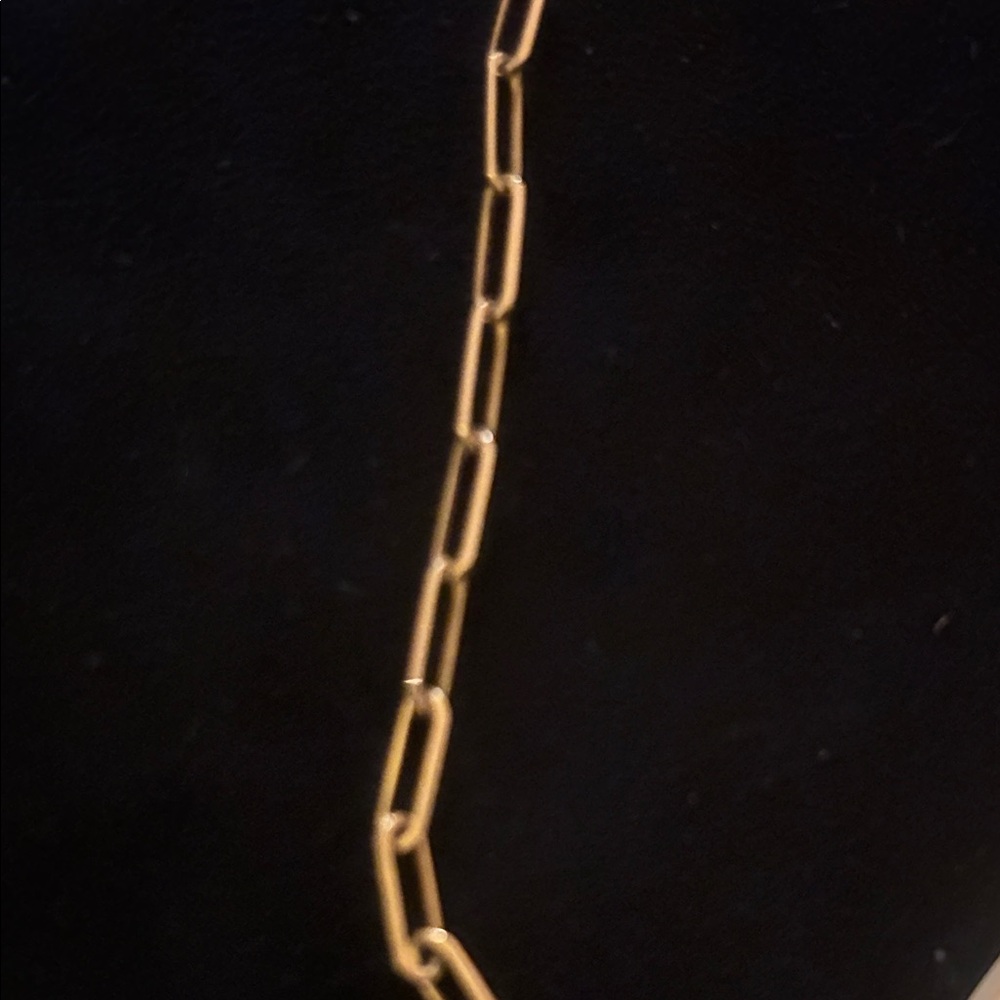18 K Gold Paperclip Chain Necklace - Women's Jewelry (6.18 grams)💛 - Picture 12 of 14